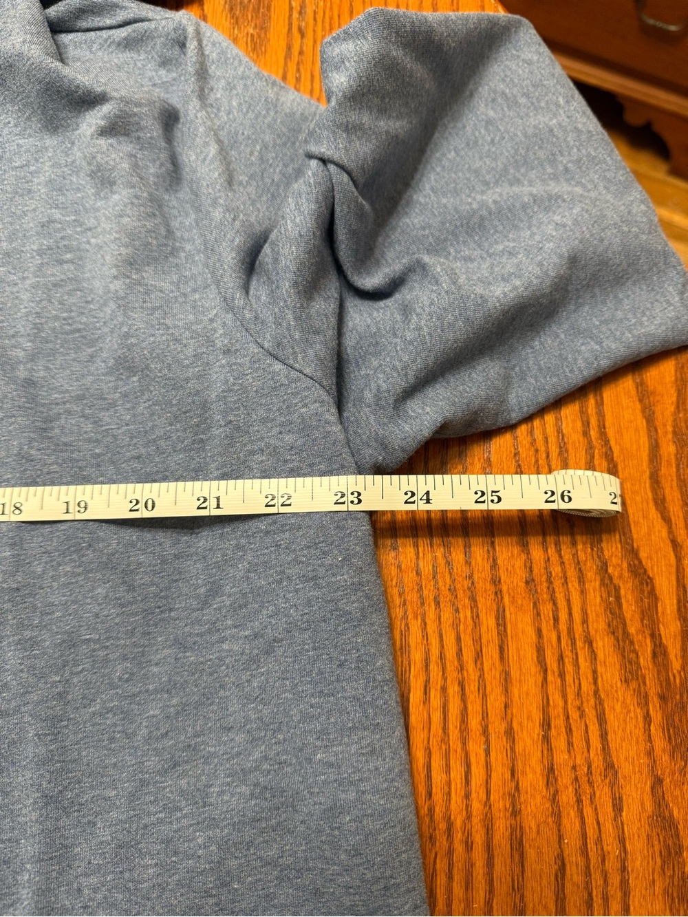 Karen Scott Heather Blue Full-Zip Hooded Jacket Plus Size 1X - Picture 8 of 9